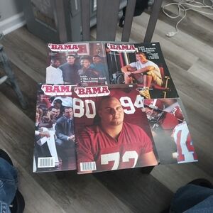 BAMA Magazine Collection - Red and White Covers